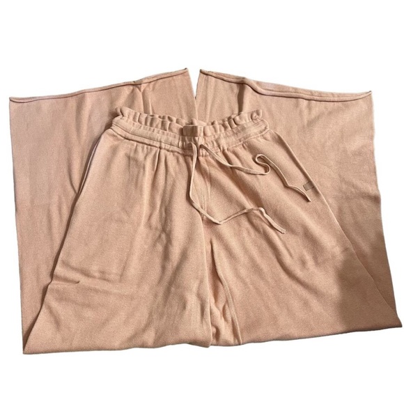 NEW LUNYA M COZY COTTON SILK RELAXED PANT IN NUTMEG - Picture 7 of 7